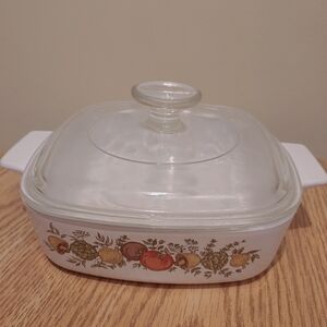 Vintage‎ 1970s Corning Ware " Spice O' Life " Skillet Casserole 2 Liter